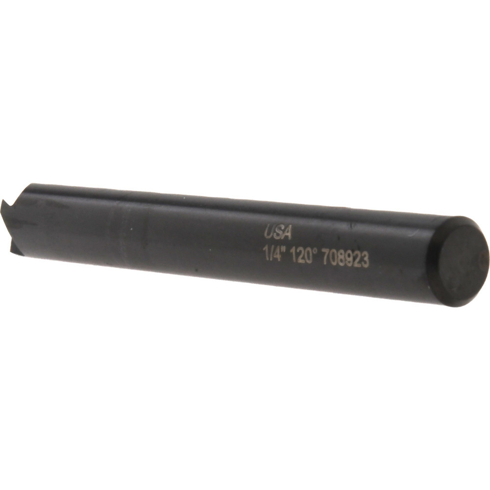 Hertel Countersink: 1/4" Head Dia, 120.00 deg Included Angle, 4 Flute, High-Speed Steel, Right Hand Cut - GX89329882