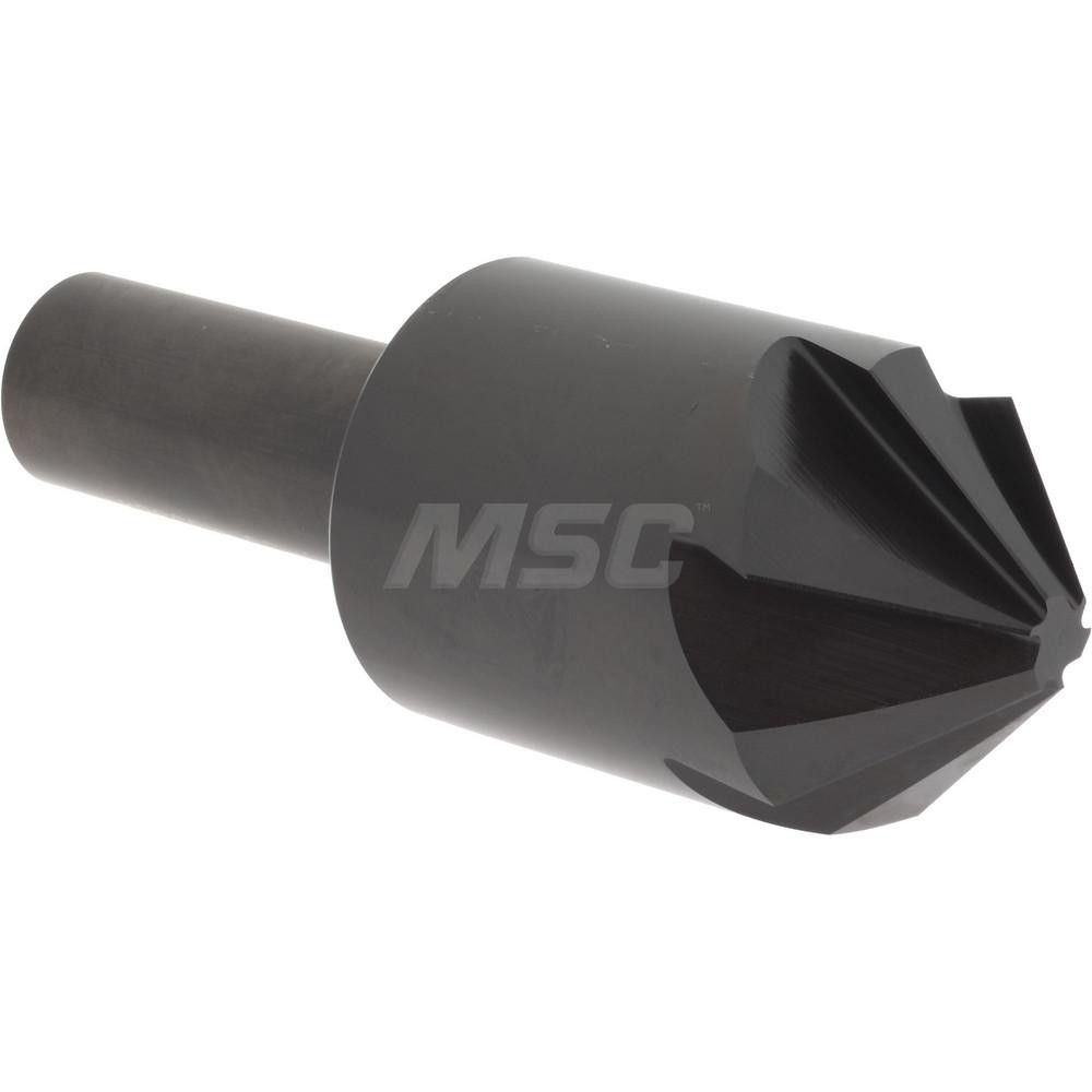 M.A. Ford® Countersink: 1" Head Dia, 90.00 deg Included Angle, 6 Flute, High-Speed Steel, Right Hand Cut - 79100003