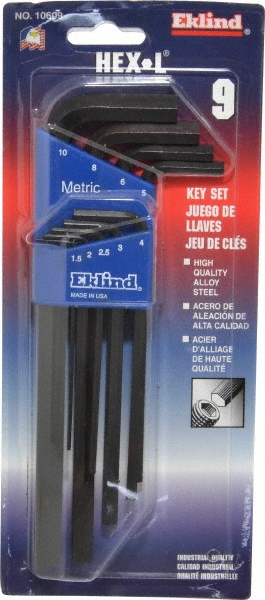 Hertel Countersink Set: 10 Pc, 1/4 to 1-1/2" Head Dia, 6 Flute, 82 deg Included Angle - GX89331169