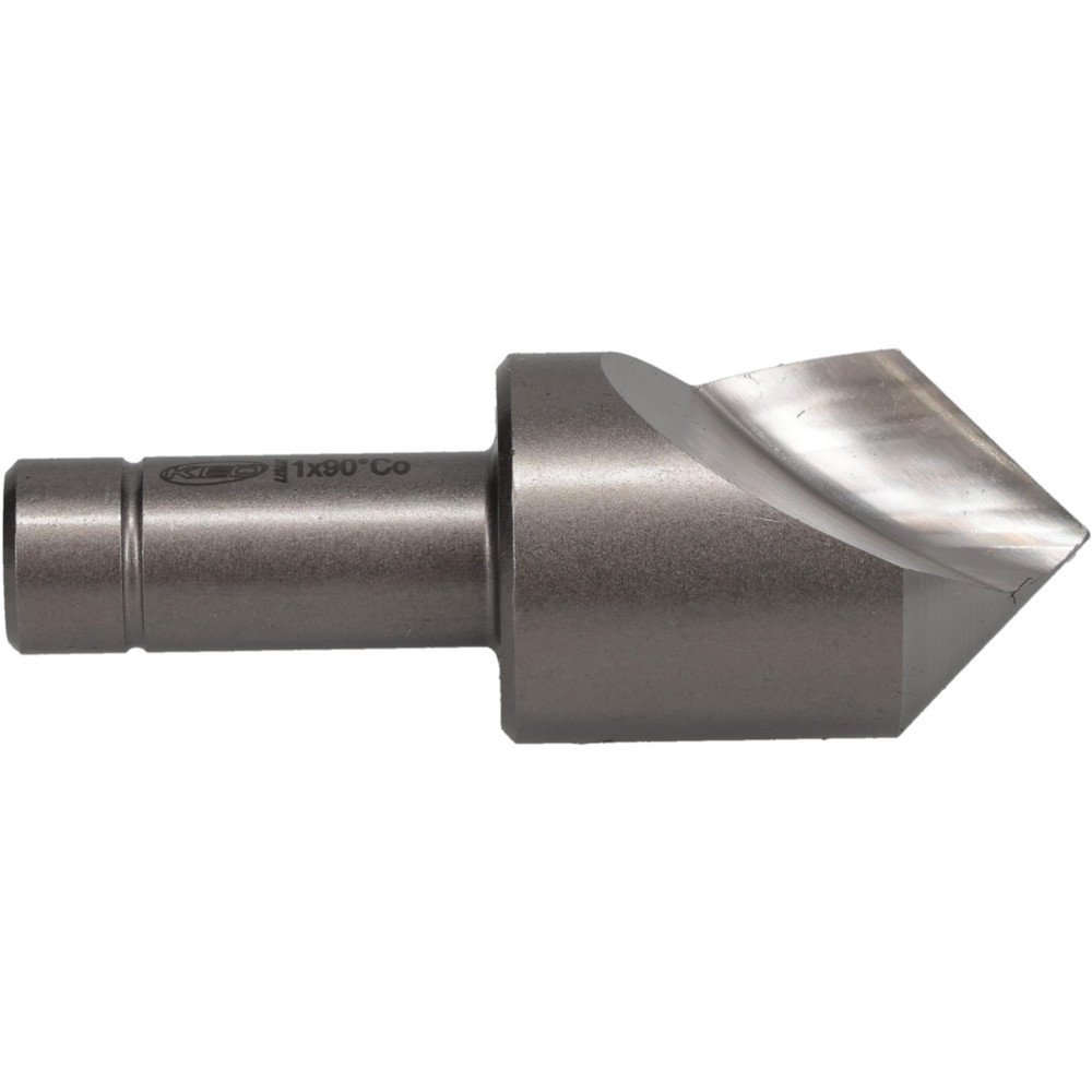 Hertel Countersink: 1" Head Dia, 90.00 deg Included Angle, 6 Flute, Solid Carbide, Right Hand Cut - 336-010070