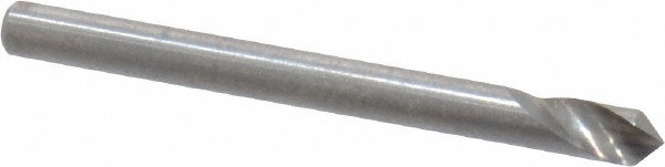 Made in USA Countersink: 90.00 deg Included Angle, 3 Flute, Solid Carbide, Right Hand Cut - 91408