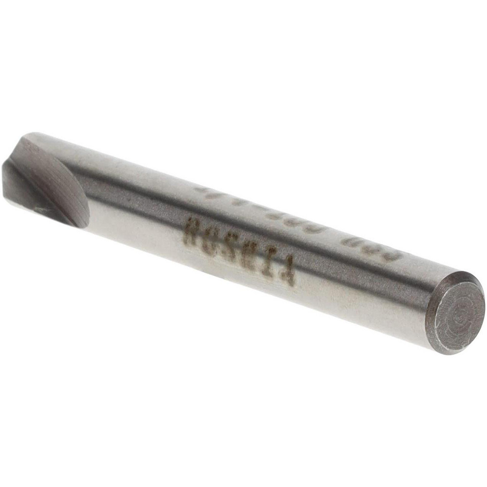 Value Collection Countersink: 1/4" Head Dia, 100.00 deg Included Angle, 1 Flute, High-Speed Steel, Right Hand Cut - SC10100016