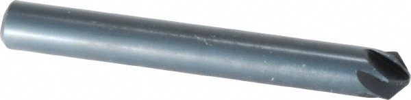 Value Collection Countersink: 1/4" Head Dia, 100.00 deg Included Angle, 1 Flute, High-Speed Steel, Right Hand Cut - SC10100016