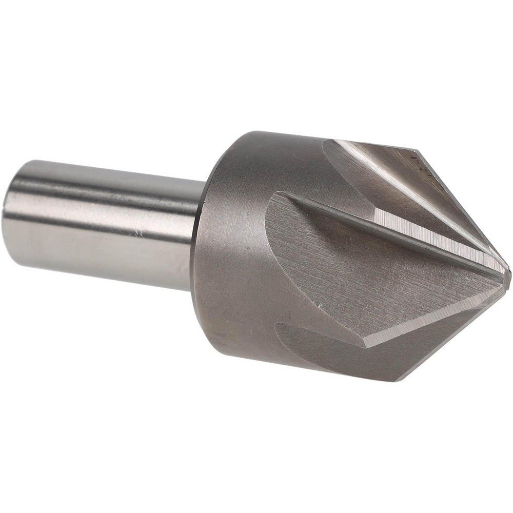 M.A. Ford® Countersink: 1-1/2" Head Dia, 90.00 deg Included Angle, 6 Flute, High-Speed Steel, Right Hand Cut - 79150003