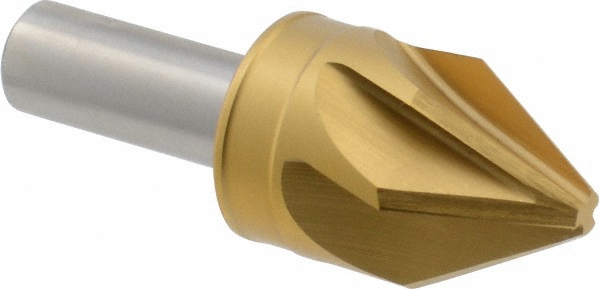 M.A. Ford® Countersink Set: 4 Pc, 1/4 to 1" Head Dia, 1 Flute, 60 deg Included Angle - 64100001
