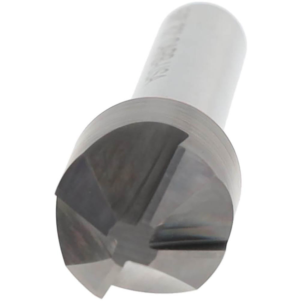 Hertel Countersink: 5/8" Head Dia, 82.00 deg Included Angle, 4 Flute, Solid Carbide, Right Hand Cut - 334-007060
