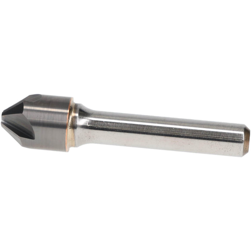 Hertel Countersink: 5/8" Head Dia, 82.00 deg Included Angle, 4 Flute, Solid Carbide, Right Hand Cut - 334-007060