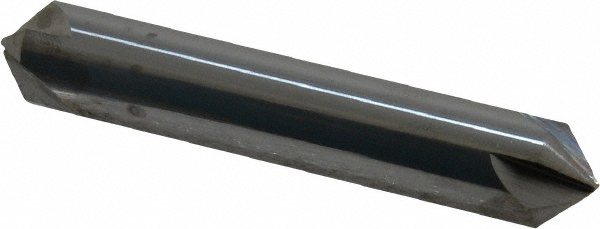 ProMax Chamfer Mill: 1/2" Dia, 1/2" Shank Dia, 90 deg, 4 Flute, Solid Carbide, Double End - 135-03230