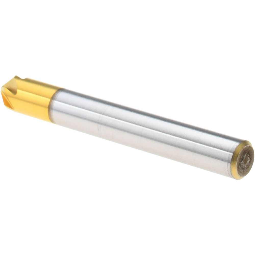 Melin Tool Countersink: 1/4" Head Dia, 82.00 deg Included Angle, 6 Flute, Cobalt Steel, Right Hand Cut - 18195