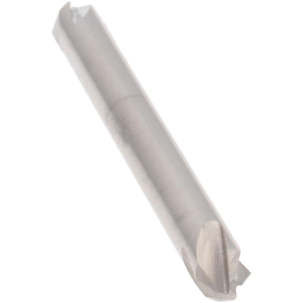 Hertel Countersink: 1/8" Head Dia, 60.00 deg Included Angle, 4 Flute, High-Speed Steel - 18712