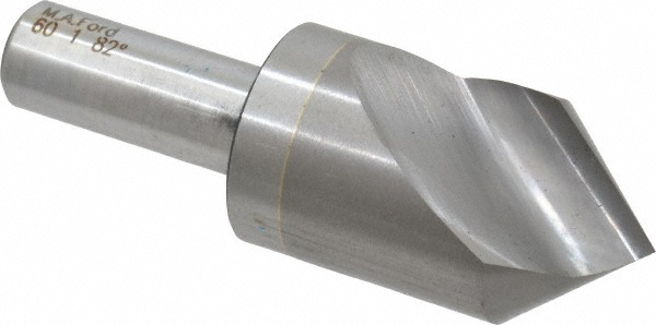 Titan USA Countersink: 1" Head Dia, 82.00 deg Included Angle, 3 Flute, Solid Carbide, Right Hand Cut - CS33264