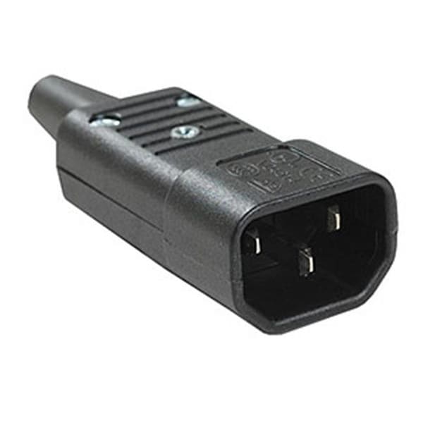 Generac Generic 121 2620 Iec C14 Power Cord Plug Connector - 121 2620