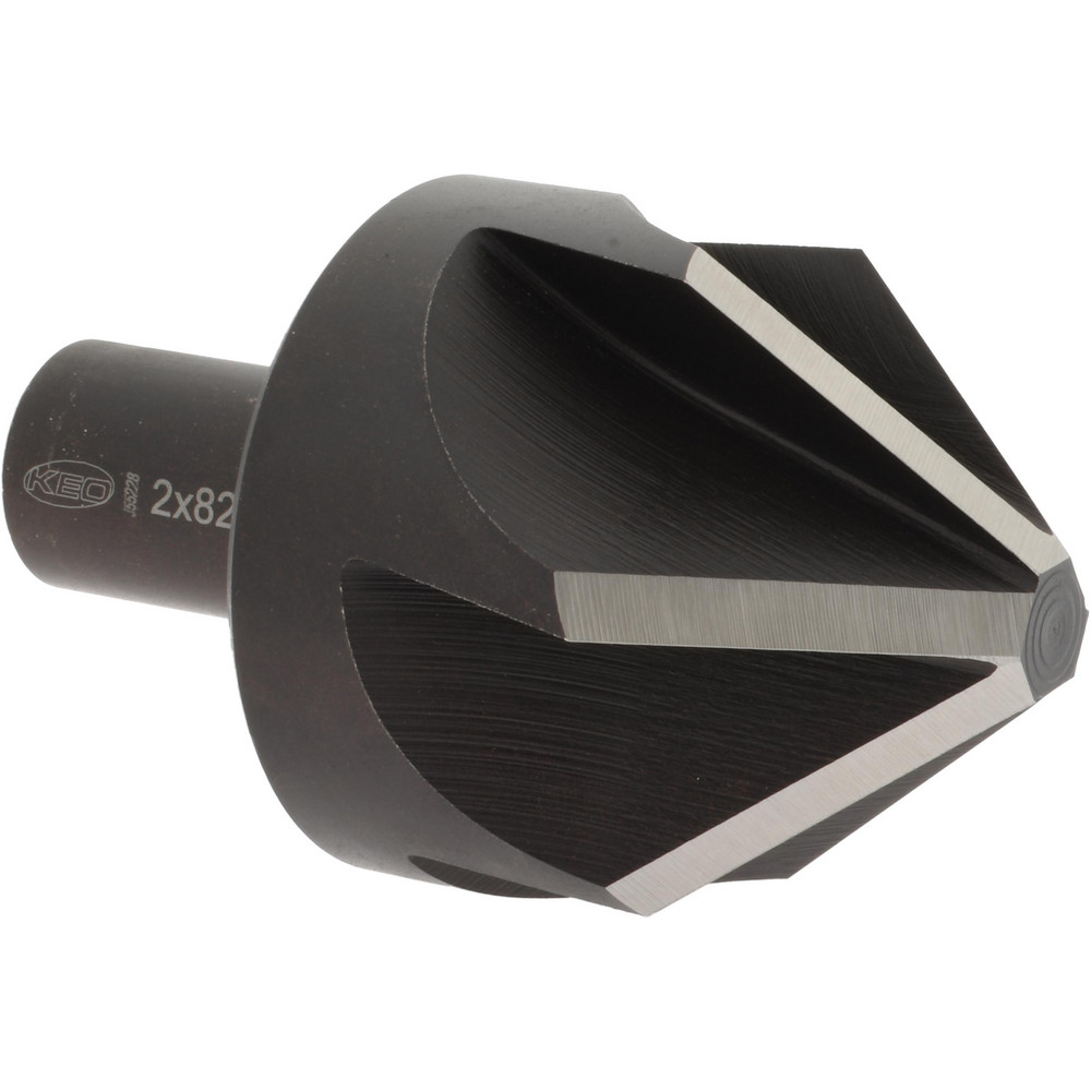 M.A. Ford® Countersink: 2" Head Dia, 82.00 deg Included Angle, 6 Flute, High-Speed Steel, Right Hand Cut - 79200002