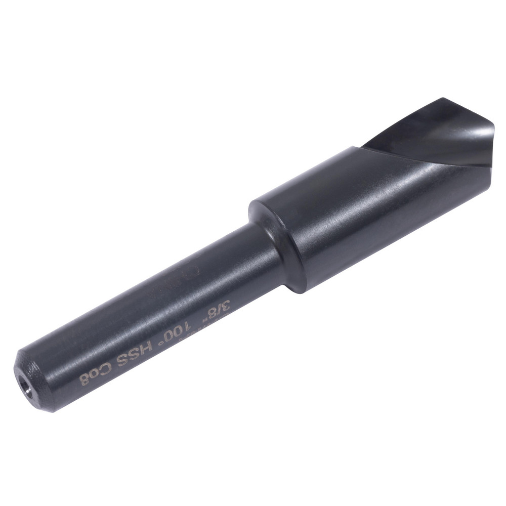 M.A. Ford® Countersink: 3/8" Head Dia, 100.00 deg Included Angle, 1 Flute, High-Speed Steel, Right Hand Cut - 61037504