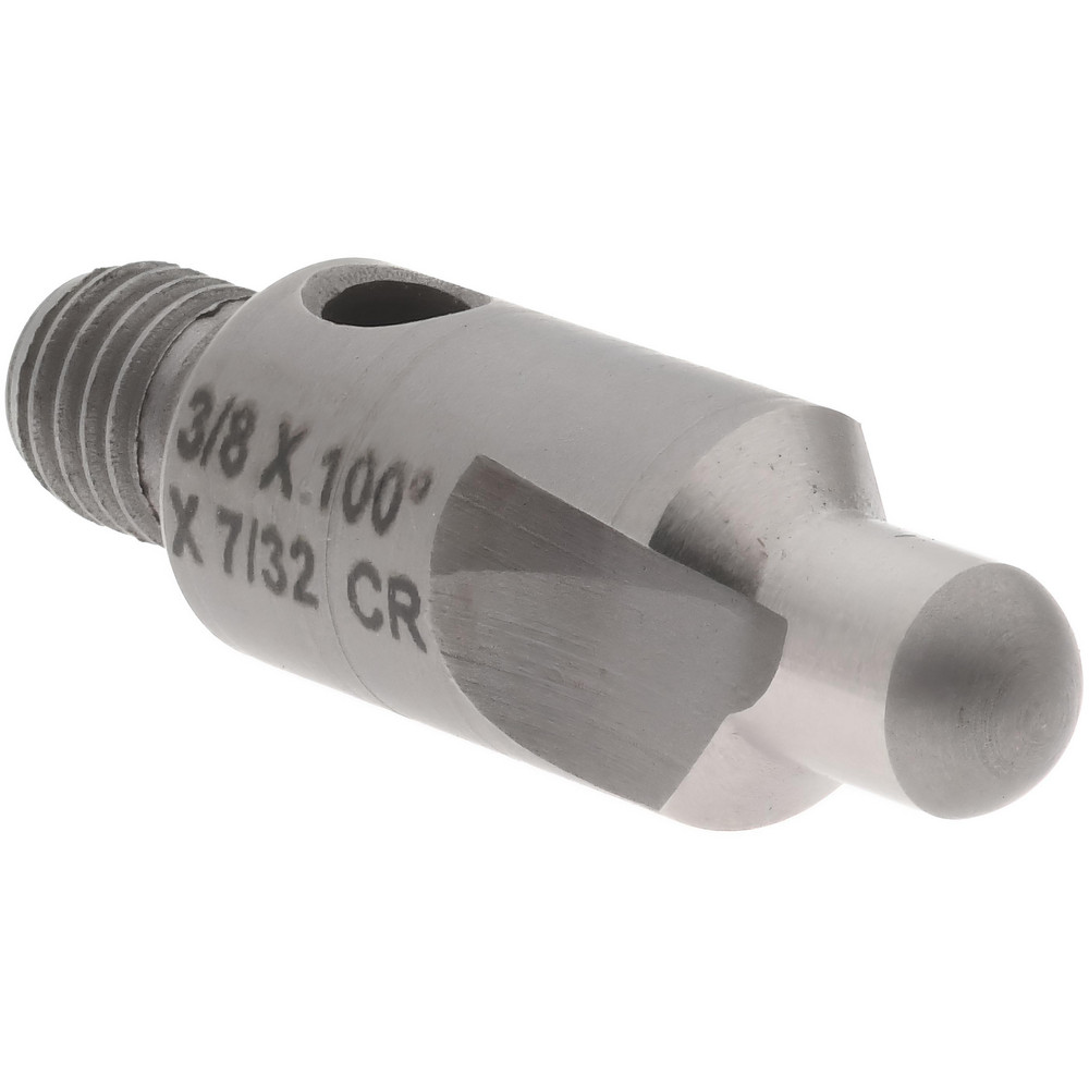 Made in USA 2-1/2" OAL, 3/8" Head Dia, 2 Flute, 100° Incl Angle, Integral Pilot, Adjustable Stop Countersink - 150-2-100-.2188