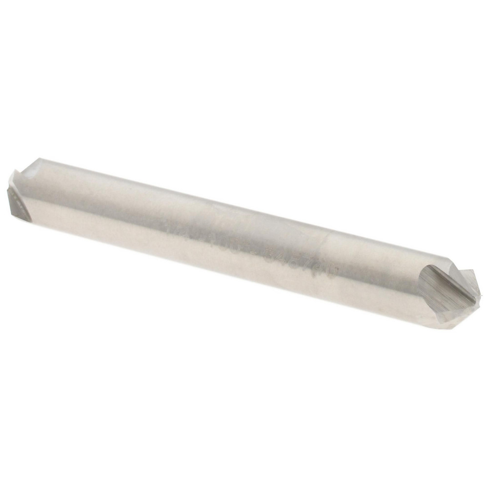 Hertel Countersink: 1/4" Head Dia, 100.00 deg Included Angle, 4 Flute, High-Speed Steel, Right Hand Cut - GX89335681