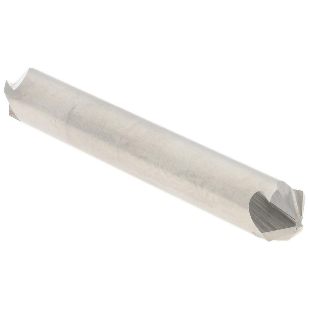 Hertel Countersink: 1/4" Head Dia, 100.00 deg Included Angle, 4 Flute, High-Speed Steel, Right Hand Cut - GX89335681