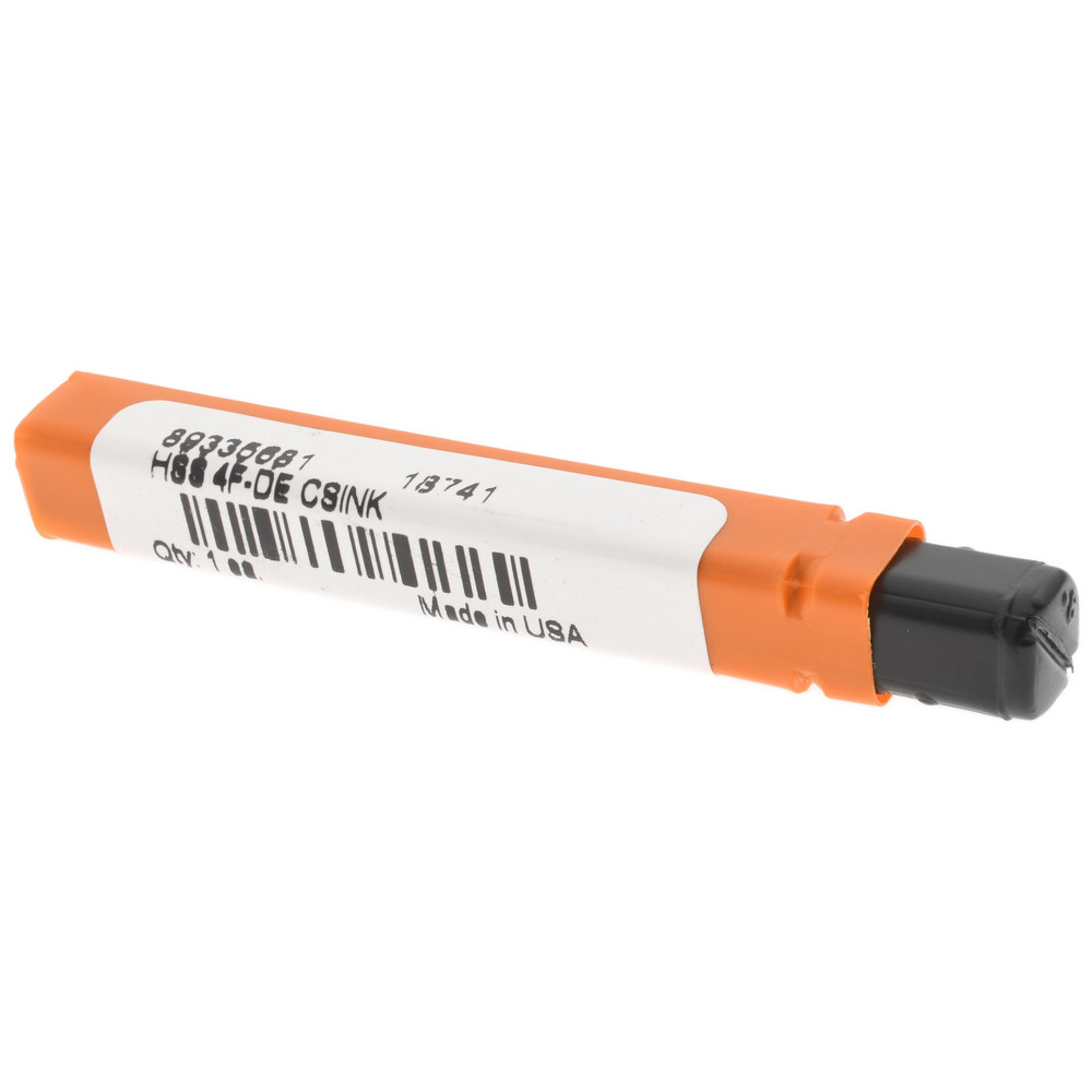 Hertel Countersink: 1/4" Head Dia, 100.00 deg Included Angle, 4 Flute, High-Speed Steel, Right Hand Cut - GX89335681