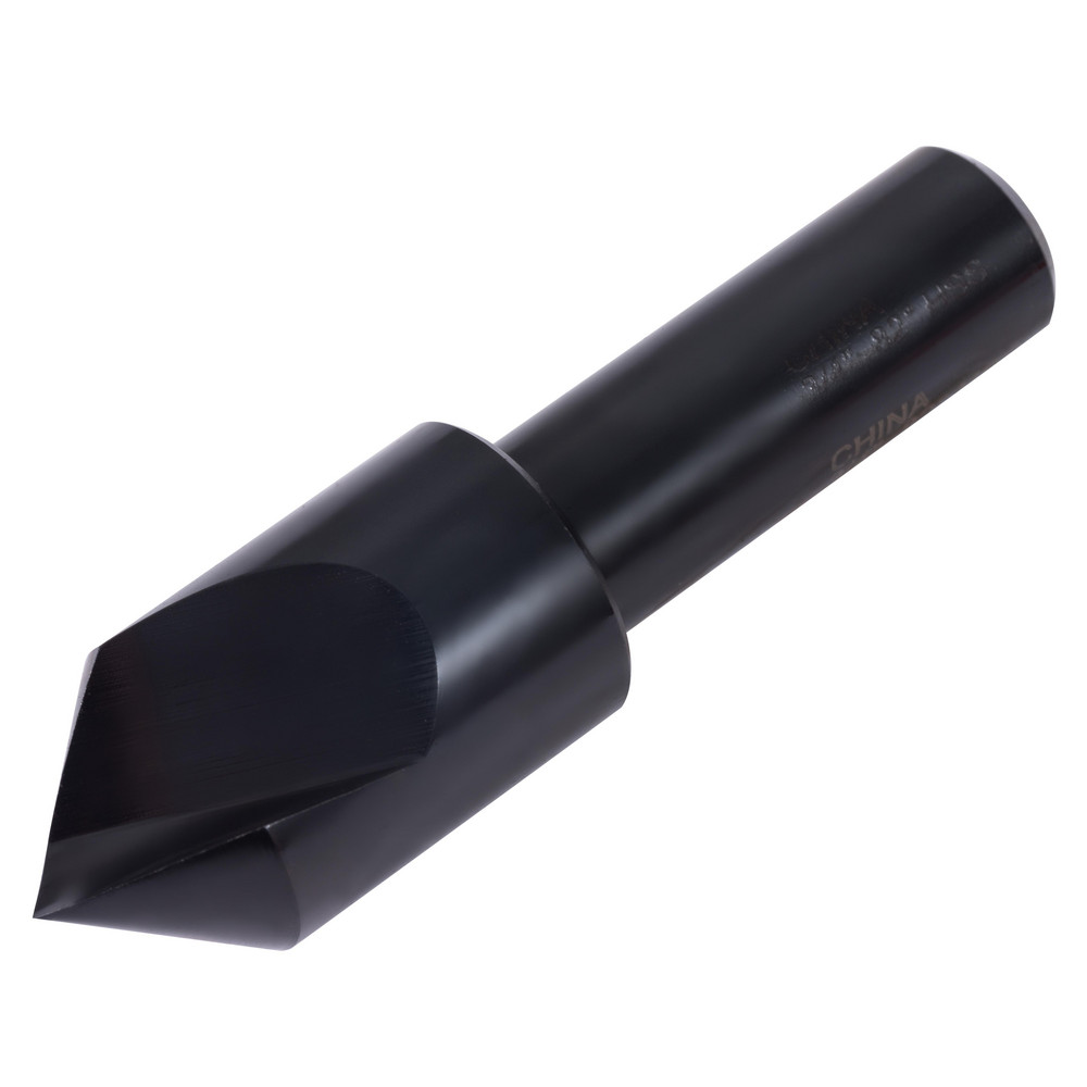 Hertel Countersink: 3/4" Head Dia, 82.00 deg Included Angle, 1 Flute, High-Speed Steel, Right Hand Cut - GX89340210