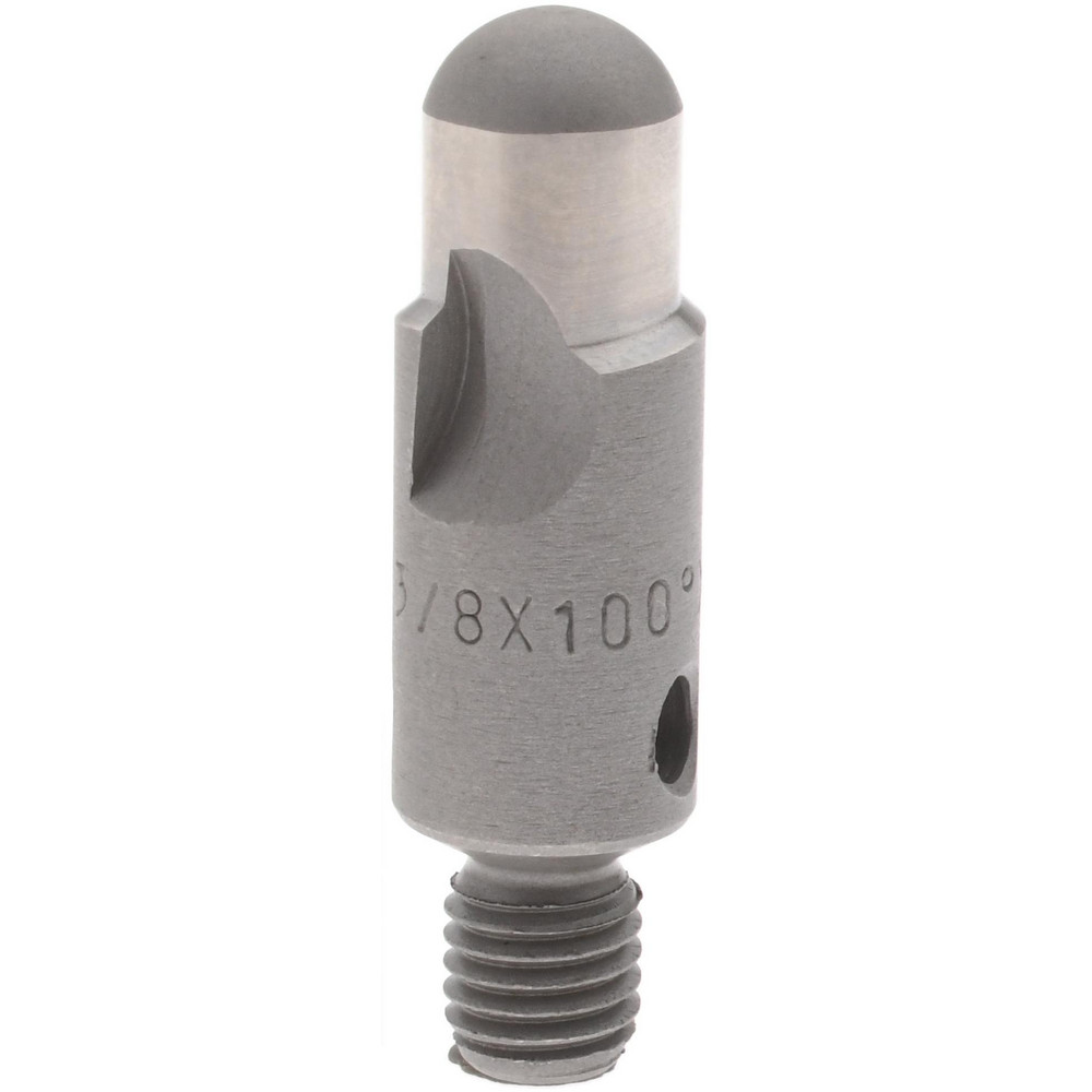 Made in USA 2-1/2" OAL, 3/8" Head Dia, 2 Flute, 100° Incl Angle, Integral Pilot, Adjustable Stop Countersink - 150-2-100-.3125