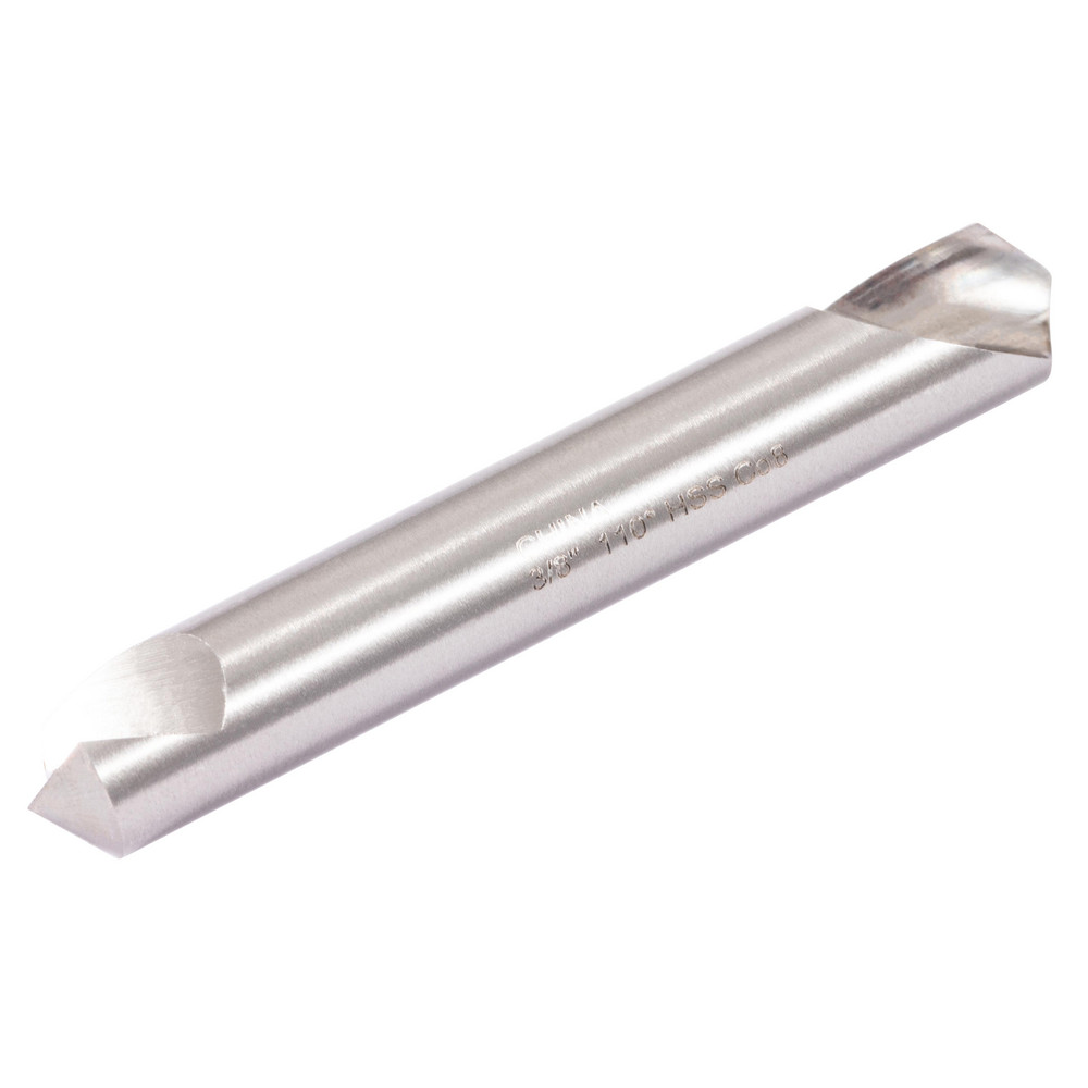 Hertel Countersink: 3/8" Head Dia, 110.00 deg Included Angle, 1 Flute, High-Speed Steel, Right Hand Cut - GX89340376