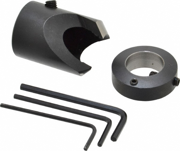 Vernon 1-3/16" Cutter Dia, 55/64" Drill Compatibility, 7/16" Collar Thickness, Adjustable Depth Drill Countersink - CCH-CCH8590