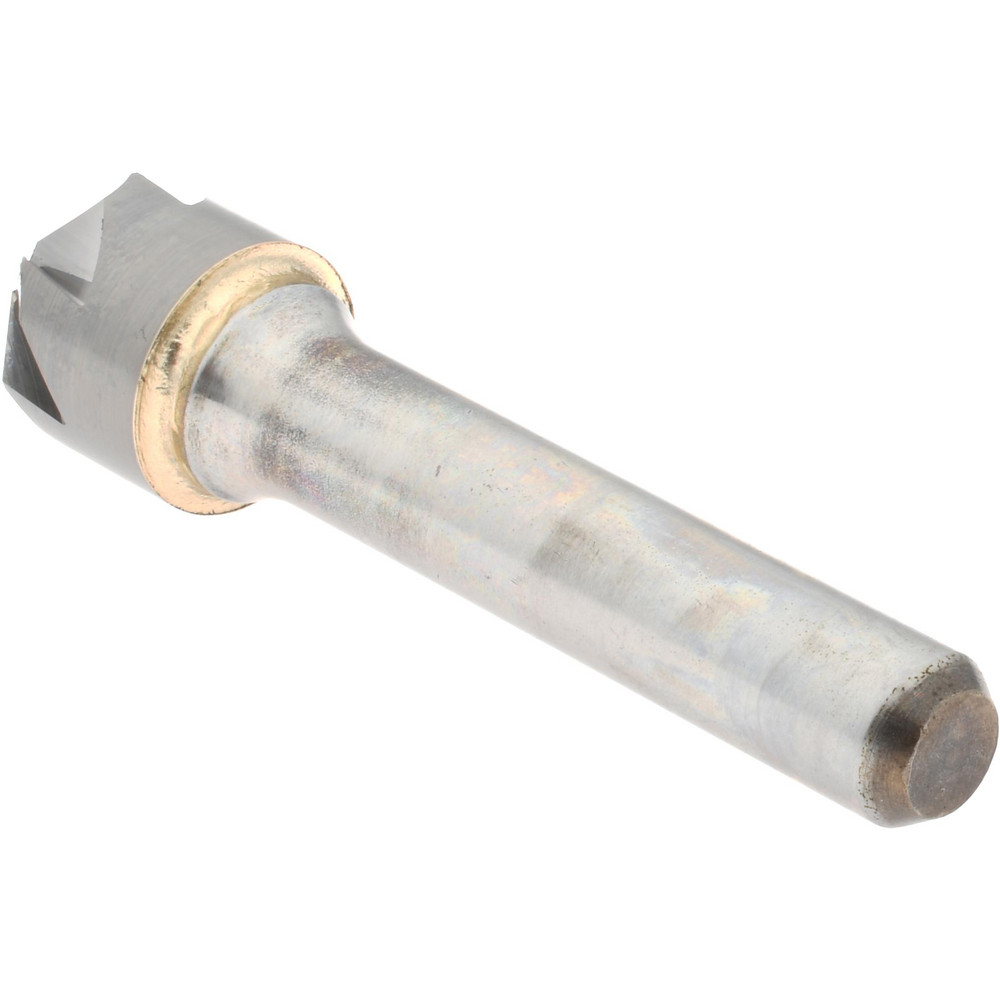 Hertel Countersink: 5/8" Head Dia, 90.00 deg Included Angle, 6 Flute, Solid Carbide, Right Hand Cut - 336-007070