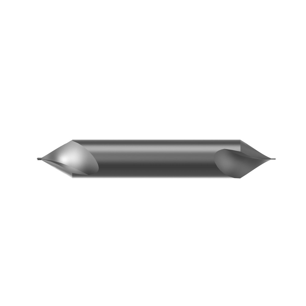 Hertel Countersink: 1/4" Head Dia, 60.00 deg Included Angle, 4 Flute, Solid Carbide, Right Hand Cut - 334-303050