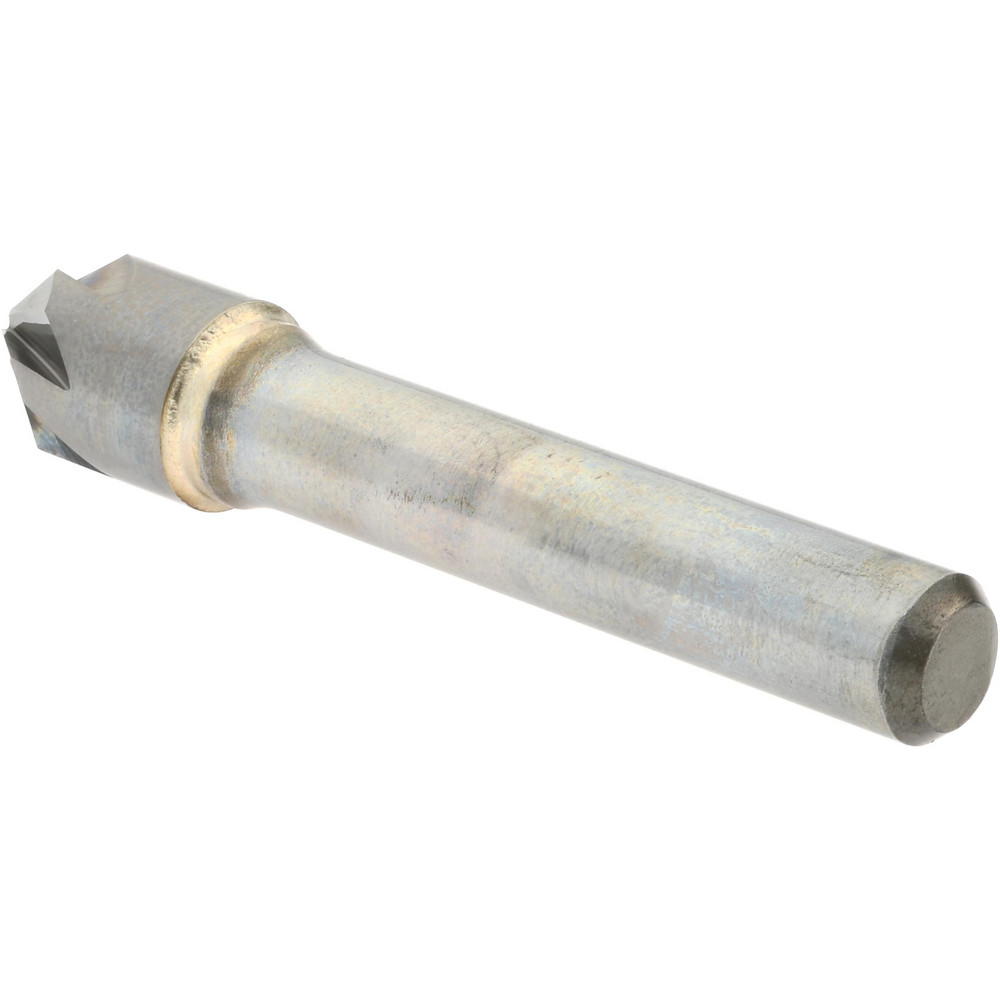Hertel Countersink: 1/2" Head Dia, 82.00 deg Included Angle, 6 Flute, Solid Carbide, Right Hand Cut - 336-006560