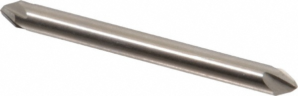 Hertel Countersink: 3/16" Head Dia, 60.00 deg Included Angle, 4 Flute, High-Speed Steel - GX89335814
