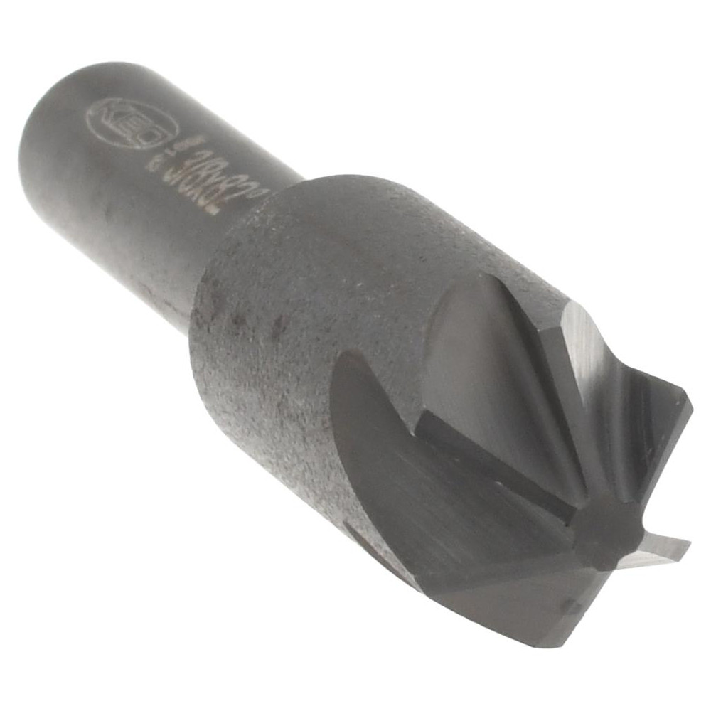 Keo Countersink: 3/8" Head Dia, 82.00 deg Included Angle, 6 Flute, High-Speed Steel, Right Hand Cut - 919-000-342