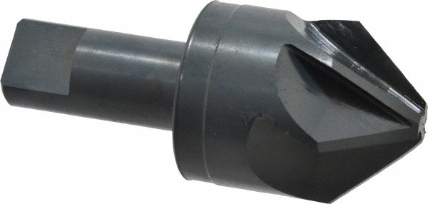 Hertel Countersink: 3/4" Head Dia, 60.00 deg Included Angle, 4 Flute, High-Speed Steel - 18795