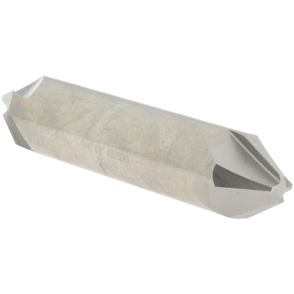 Hertel Countersink: 3/4" Head Dia, 60.00 deg Included Angle, 4 Flute, High-Speed Steel - 18795
