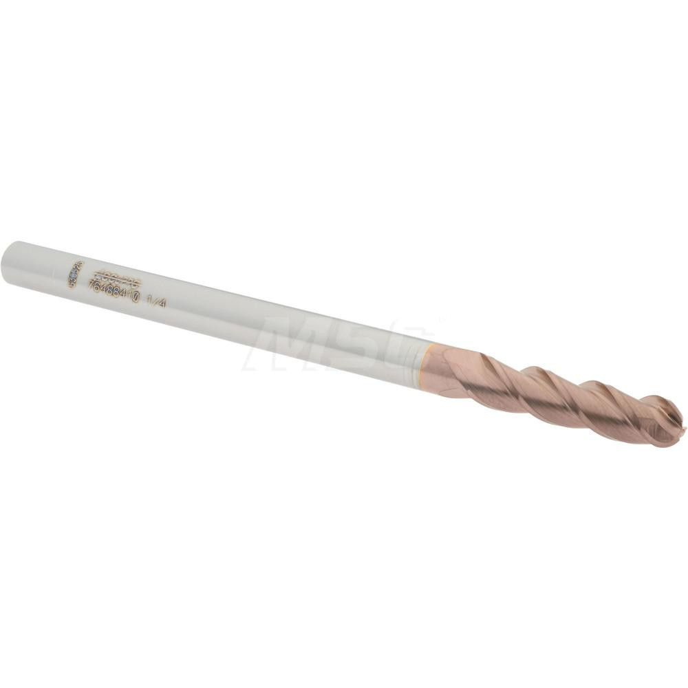 SGS Countersink: 1/4" Head Dia, 60.00 deg Included Angle, 3 Flute, Solid Carbide, Right Hand Cut - 74031