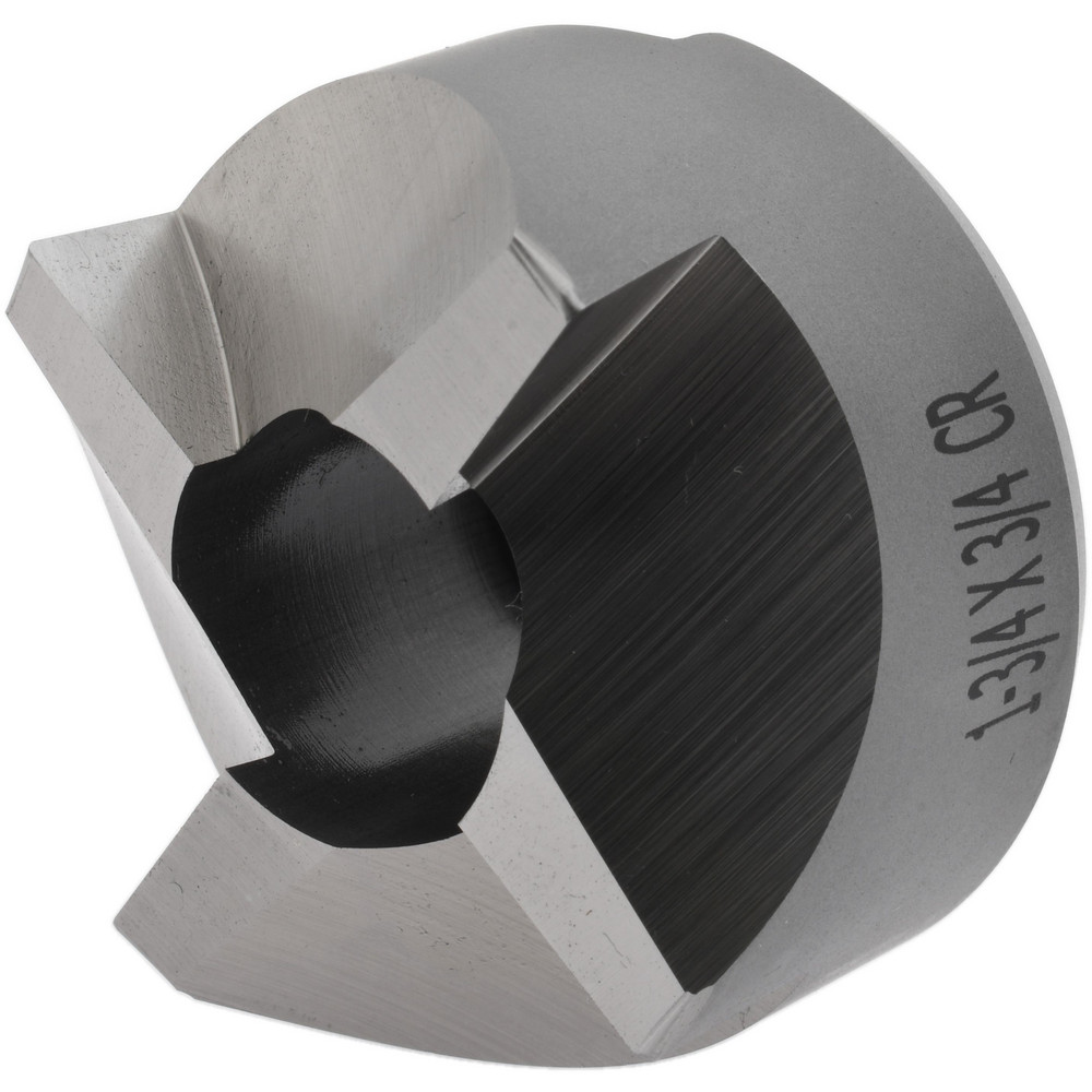 Made in USA 4 Flutes, 1-1/4" Cutter Head Dia, 1/2" Pilot Hole Dia, High Speed Steel Reverse Countersink - 180-12K