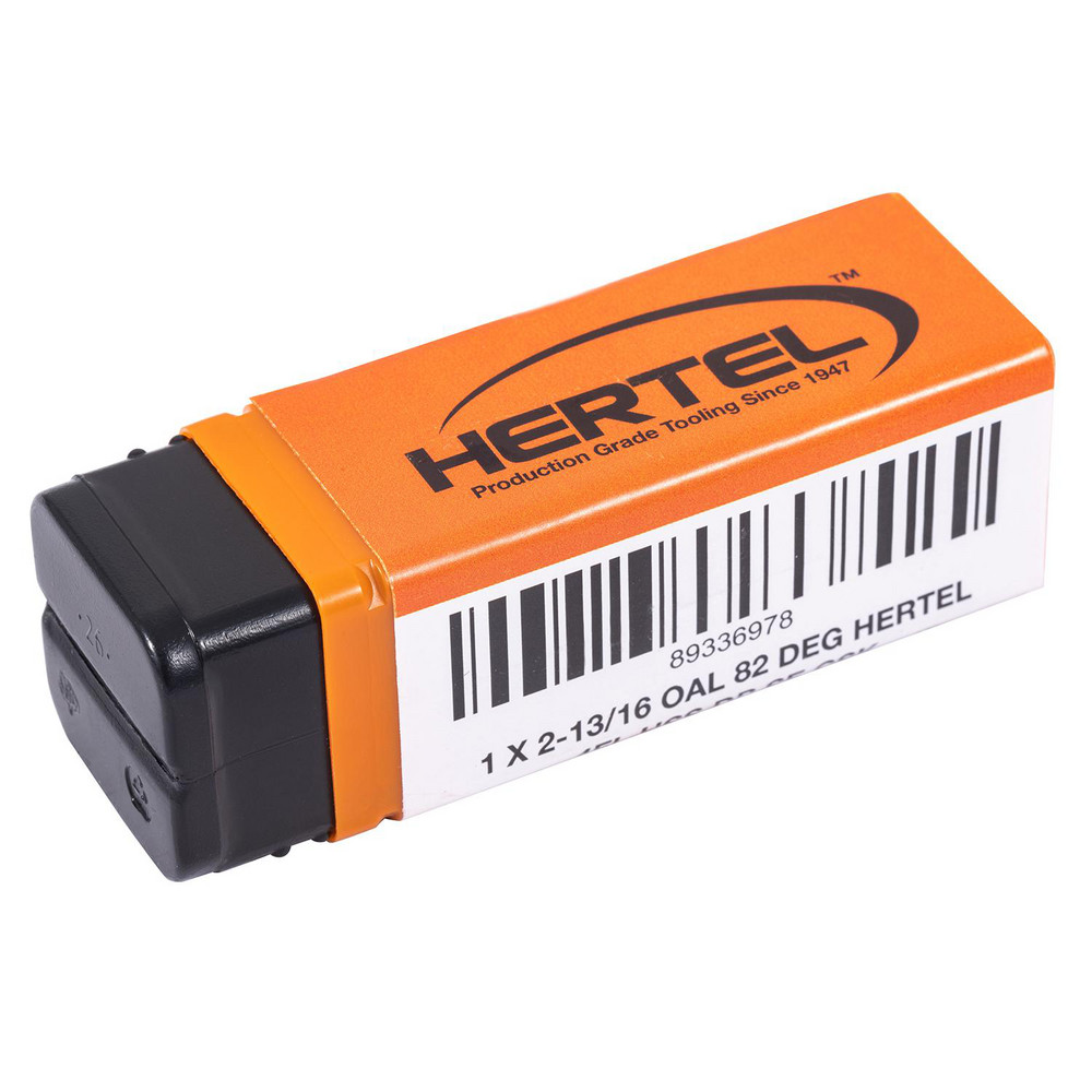 Hertel Countersink: 1" Head Dia, 82.00 deg Included Angle, 4 Flute, High-Speed Steel, Right Hand Cut - GX89336978