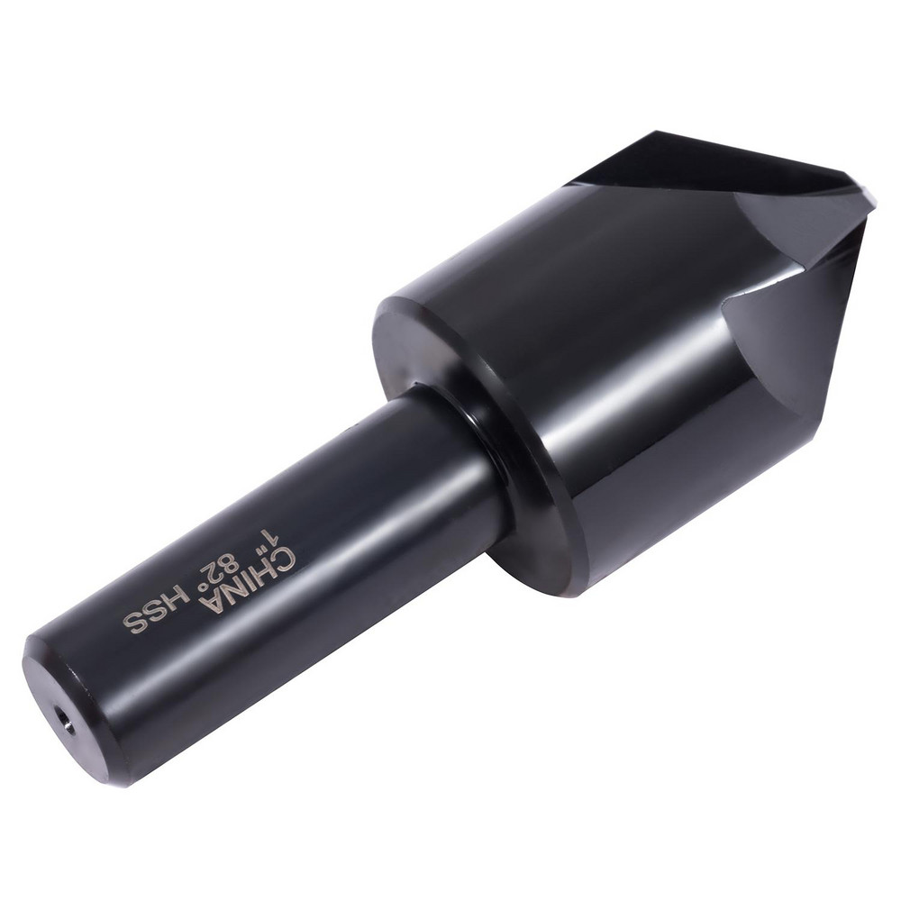 Hertel Countersink: 1" Head Dia, 82.00 deg Included Angle, 4 Flute, High-Speed Steel, Right Hand Cut - GX89336978