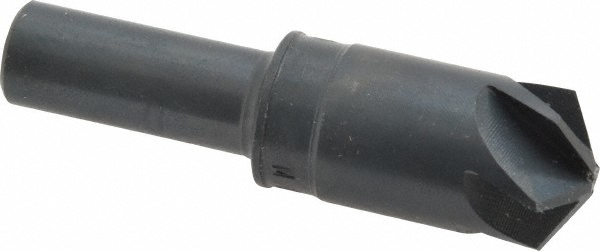 Hertel Countersink: 1/2" Head Dia, 120.00 deg Included Angle, 1 Flute, Solid Carbide, Right Hand Cut - 331-206100