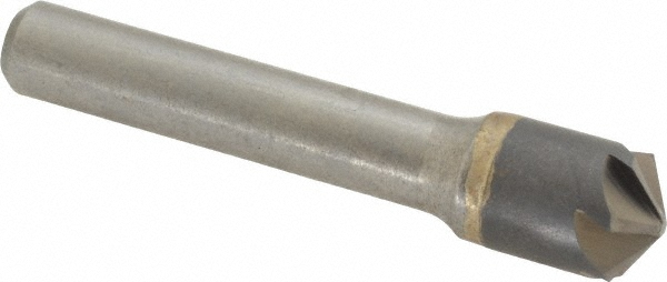 Hertel Countersink: 1/2" Head Dia, 120.00 deg Included Angle, 1 Flute, Solid Carbide, Right Hand Cut - 331-206100