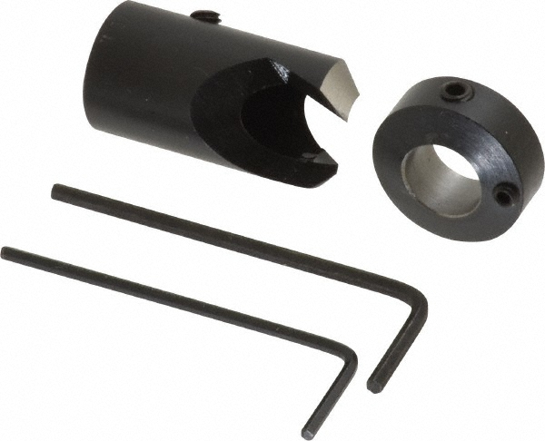 Vernon 5/8" Cutter Dia, Letter W Drill Compatibility, 5/16" Collar Thickness, Adjustable Depth Drill Countersink - CCH-CCH3860