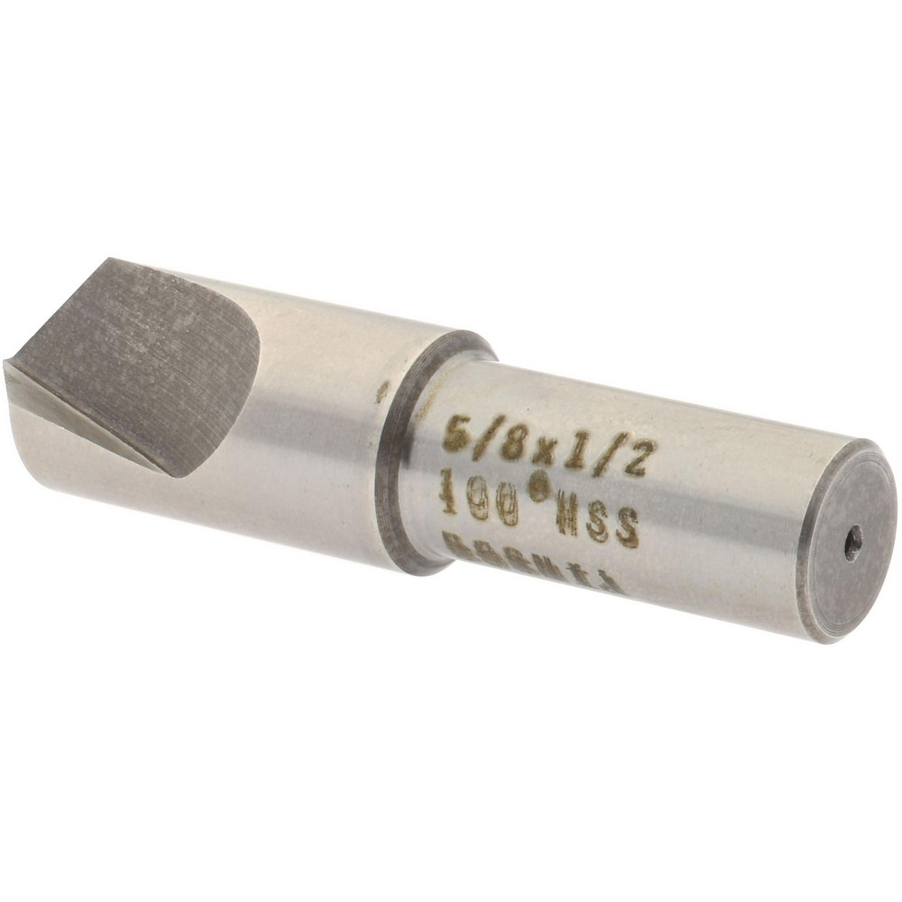 Value Collection Countersink: 5/8" Head Dia, 100.00 deg Included Angle, 1 Flute, High-Speed Steel, Right Hand Cut - SC10100040