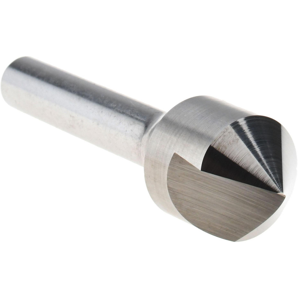 Titan USA Countersink: 3/4" Head Dia, 100.00 deg Included Angle, 1 Flute, Solid Carbide, Right Hand Cut - CS31348