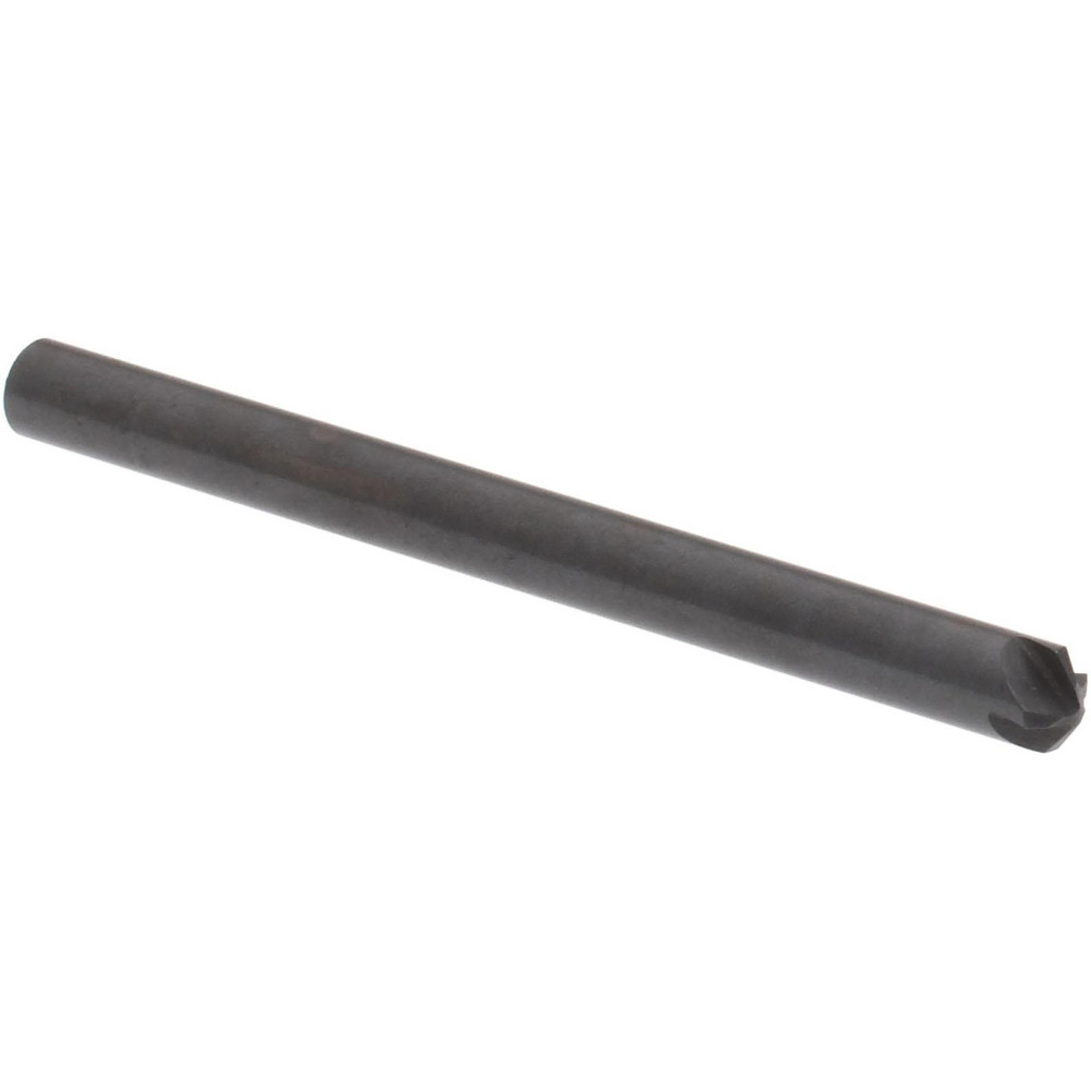 Hertel Countersink: 1/8" Head Dia, 110.00 deg Included Angle, 4 Flute, High-Speed Steel - 18576