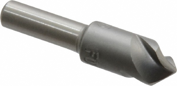 Hertel Countersink: 1/8" Head Dia, 110.00 deg Included Angle, 4 Flute, High-Speed Steel - 18576