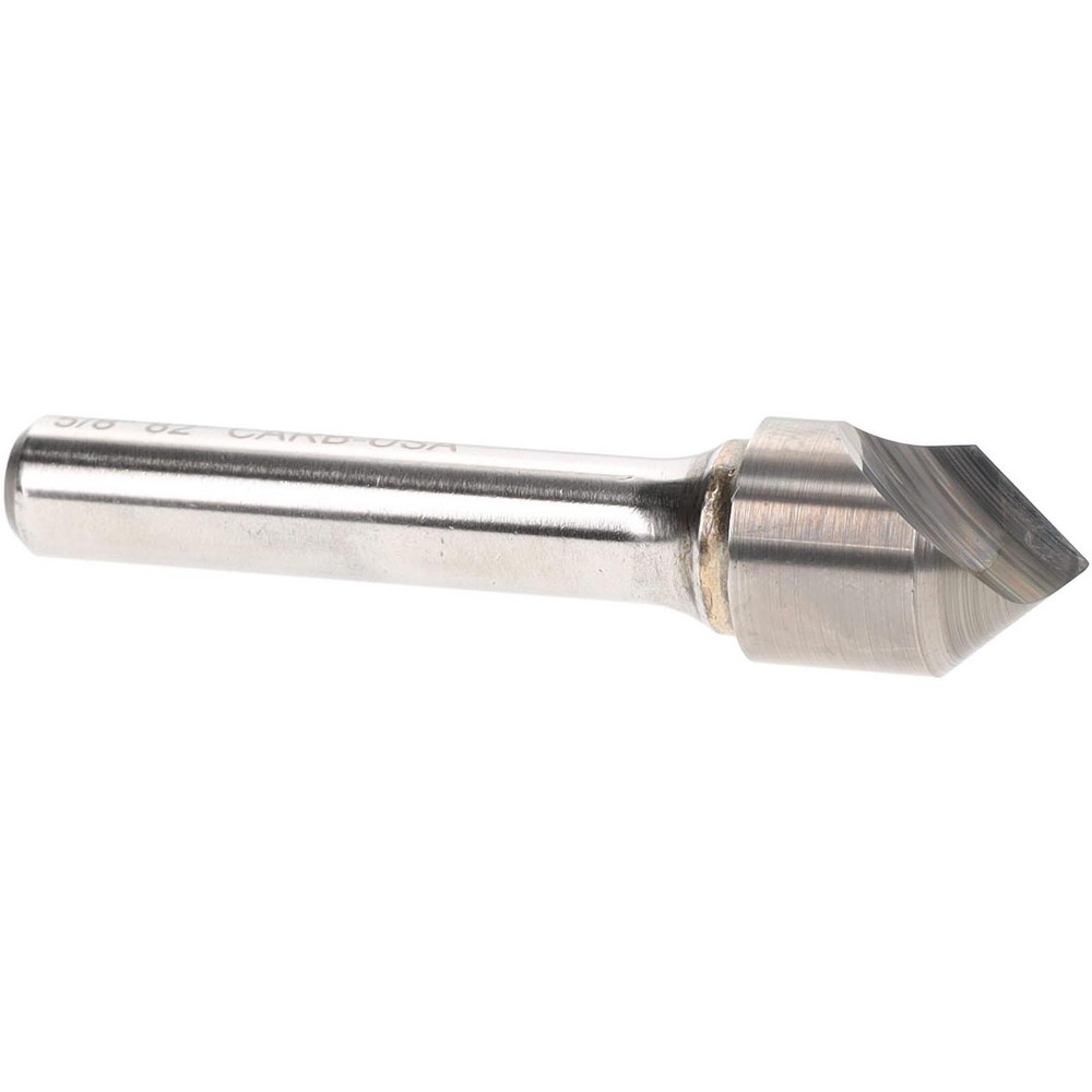 Atrax Countersink: 5/8" Head Dia, 82.00 deg Included Angle, 1 Flute, Solid Carbide, Right Hand Cut - 331-027060A