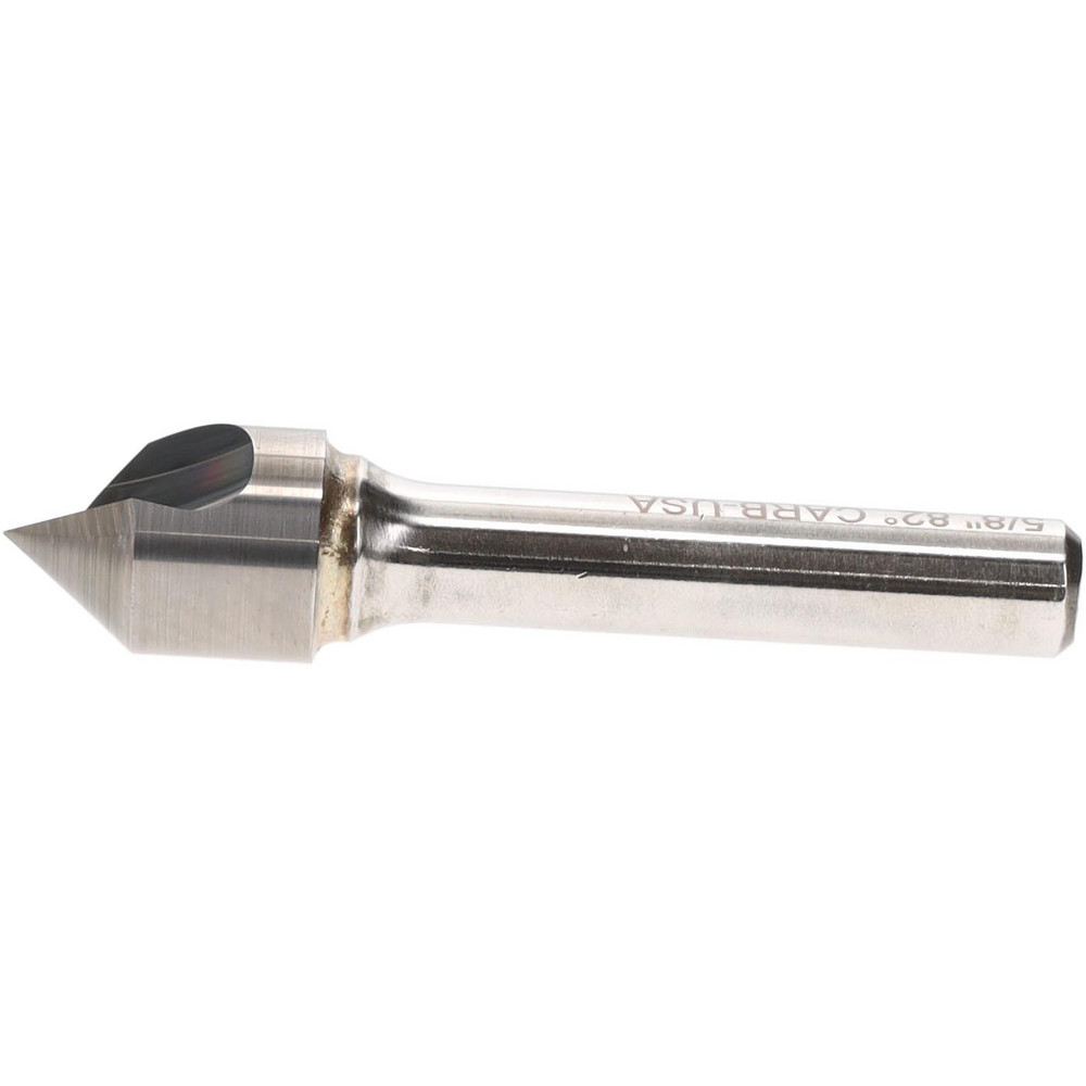 Atrax Countersink: 5/8" Head Dia, 82.00 deg Included Angle, 1 Flute, Solid Carbide, Right Hand Cut - 331-027060A