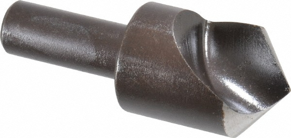 Cleveland Countersink: 1" Head Dia, 100.00 deg Included Angle, 3 Flute, High-Speed Steel, Right Hand Cut - C46183