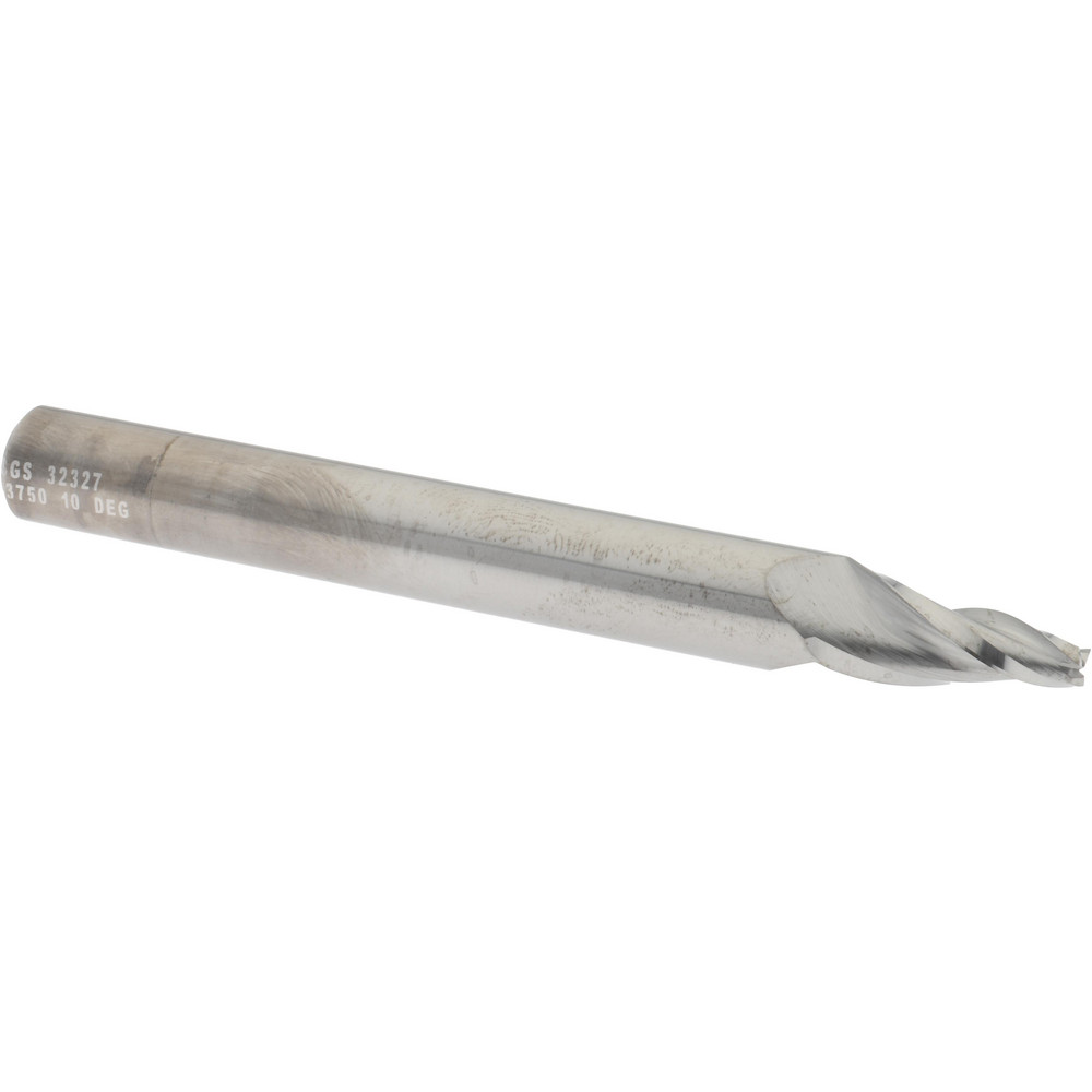 Cleveland Countersink: 1" Head Dia, 100.00 deg Included Angle, 3 Flute, High-Speed Steel, Right Hand Cut - C46183
