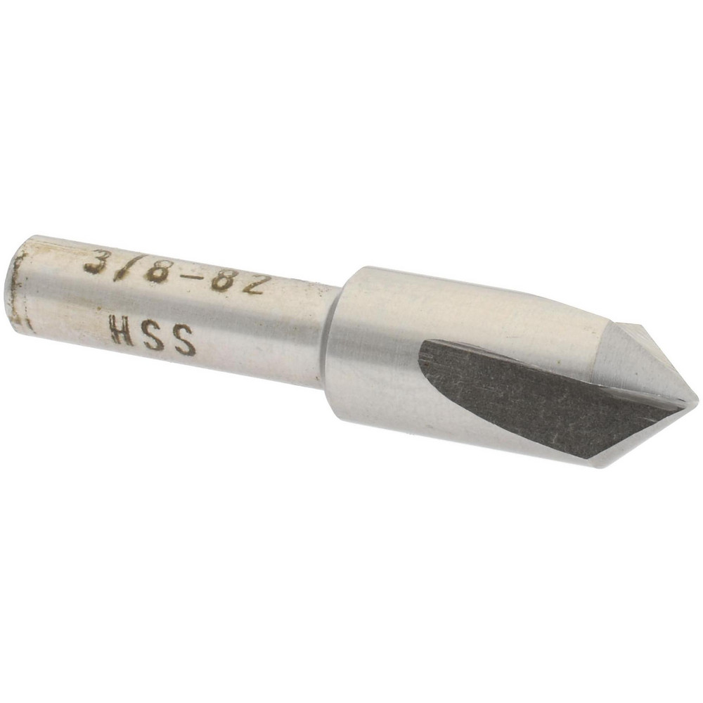 M.A. Ford® Countersink: 3/8" Head Dia, 82.00 deg Included Angle, 3 Flute, High-Speed Steel, Right Hand Cut - 92037502