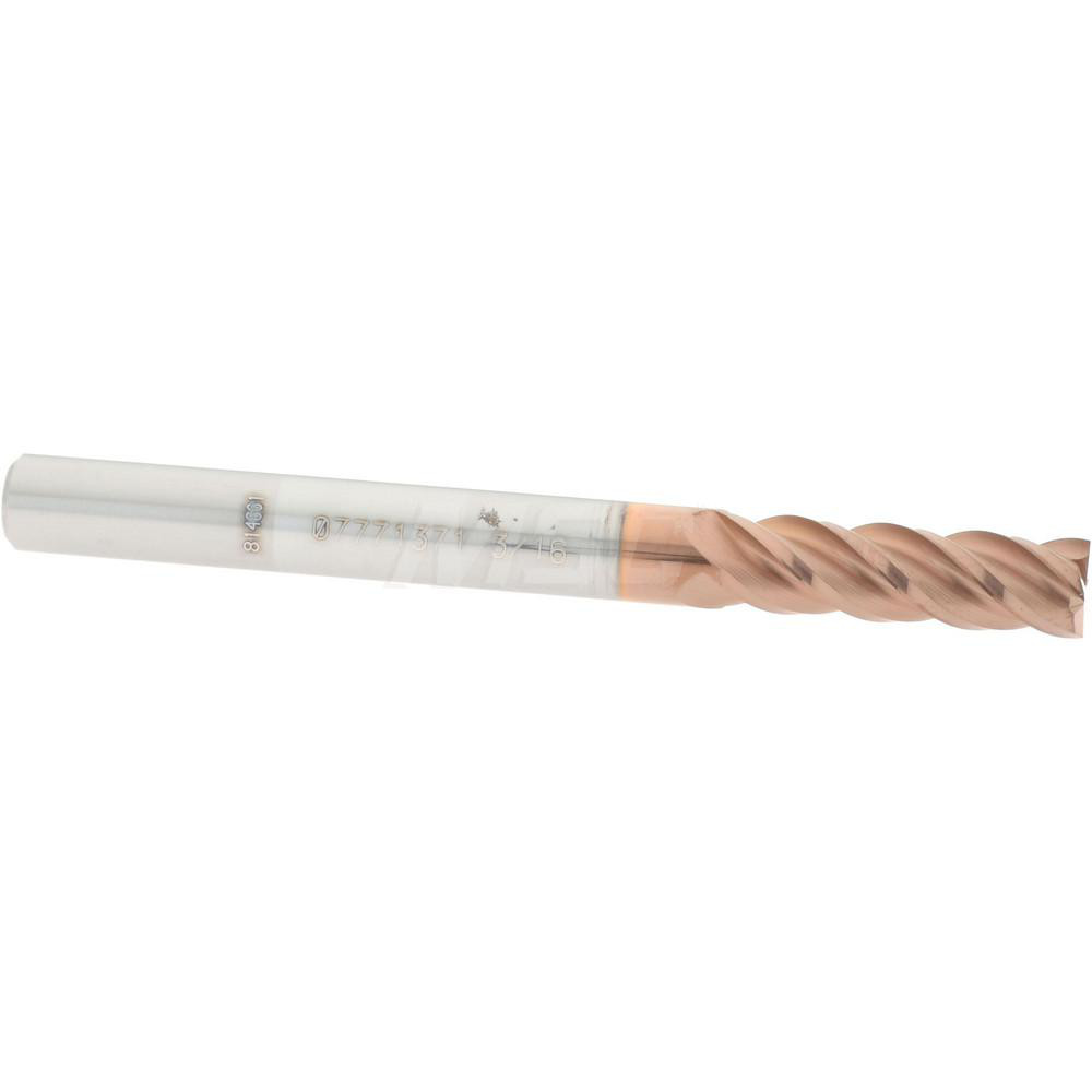 Accupro Chamfer Mill: 3/16" Dia, 3/16" Shank Dia, 82 deg, 2 Flute, Solid Carbide, Single End - 2500176